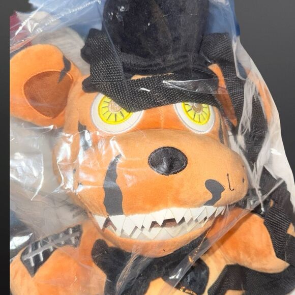 NWT Five Nights at Freddy's Nightmare Freddy Plush Backpack Sealed - Picture 3 of 6